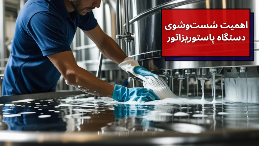 اهمیت شست‌و‌شوی دستگاه پاستوریزاتور