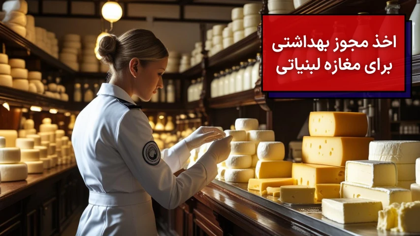 اخذ مجوز بهداشتی برای مغازه لبنیاتی