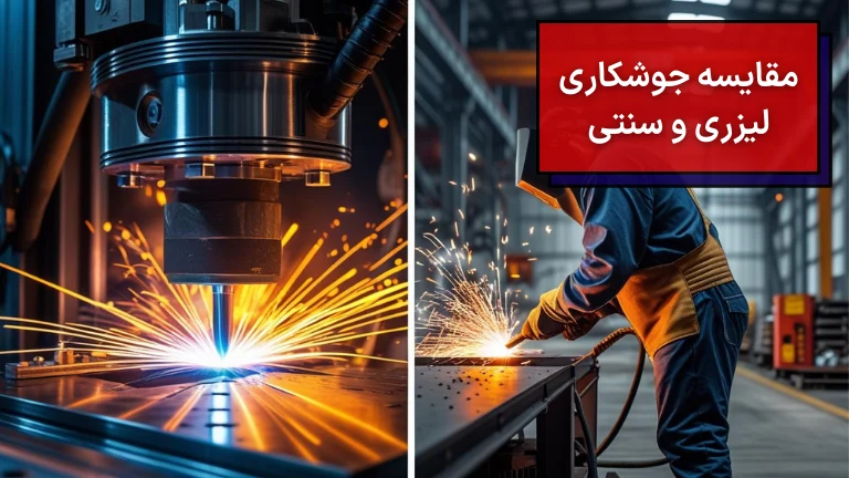 مقایسه جوش لیزری با جوشکاری سنتی