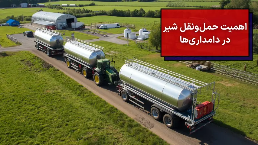 اهمیت حمل و نقل شیر در دامداری ها