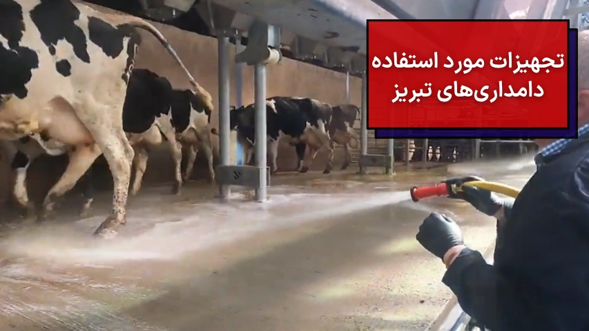 تجهیزات مورد استفاده دامداری های تبریز